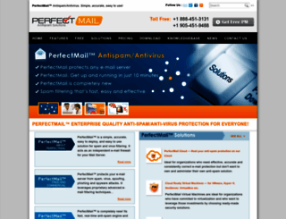 perfectmail.com screenshot