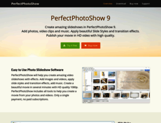 perfectphotoshow.com screenshot