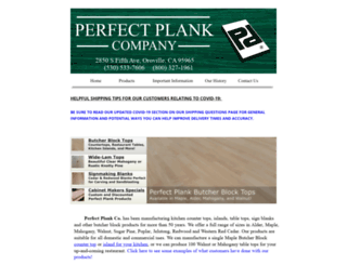 perfectplank.com screenshot