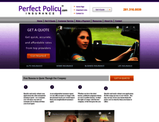 perfectpolicy.com screenshot