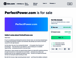 perfectpower.com screenshot
