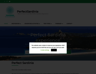 perfectsardinia.com screenshot