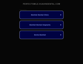 perfectsmile-huahindental.com screenshot