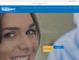 perfectsmiledentistry.com screenshot