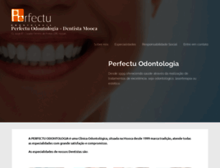 perfectuodontologia.com.br screenshot