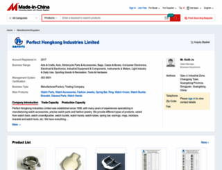 perfectwatchpart.en.made-in-china.com screenshot