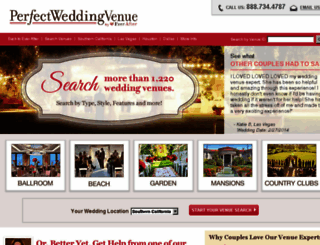 perfectweddingvenue.com screenshot