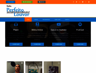 perfeitolouvor.com.br screenshot