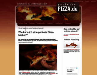 perfekte-pizza.de screenshot