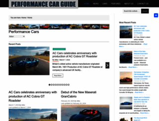 performance-car-guide.co.uk screenshot