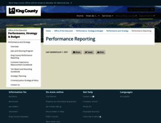 performance.kingcounty.gov screenshot