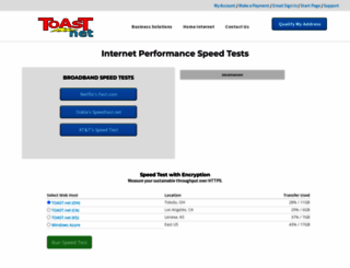 performance.toast.net screenshot