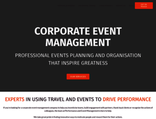 performanceandeventmanagement.com screenshot