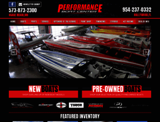 performanceboatcenter.com screenshot