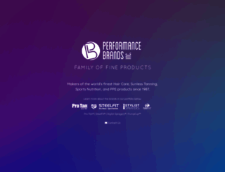 performancebrands.com screenshot