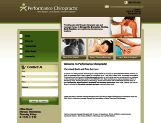performancechiropracticoh.com screenshot
