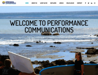 performancecomms.com screenshot