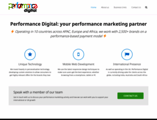 performancedigital.co.uk screenshot