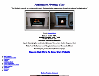 performancefireplaceglass.com screenshot