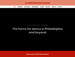 performancegarage.org screenshot