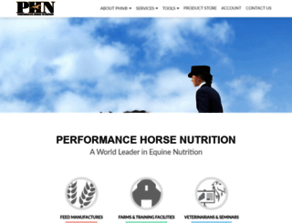 performancehorsenutrition.com screenshot