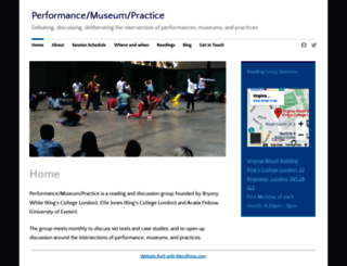 performancemuseumpractice.wordpress.com screenshot