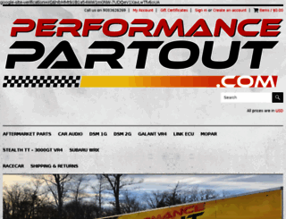 performancepartout.com screenshot