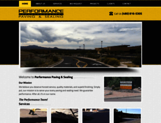 performancepavingaz.com screenshot