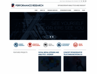 performanceresearch.com screenshot