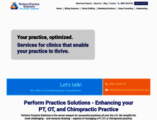 performpracticesolutions.com screenshot