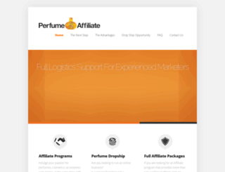 perfume-affiliate.com screenshot