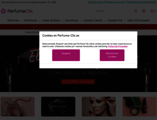 perfume-clic.es screenshot
