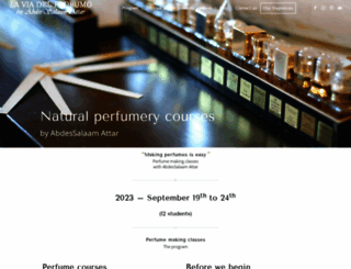 perfume.courses screenshot