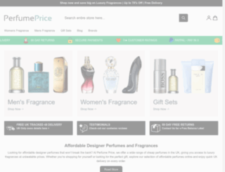 perfumeprice.co.uk screenshot