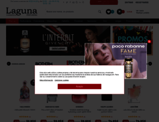 perfumeriaslaguna.net screenshot
