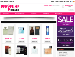 perfumes-heaven.com screenshot