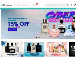 perfumesample.com screenshot