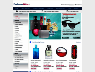 perfumesdirect.co.in screenshot