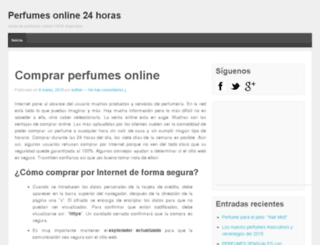 perfumesonline24horas.com screenshot