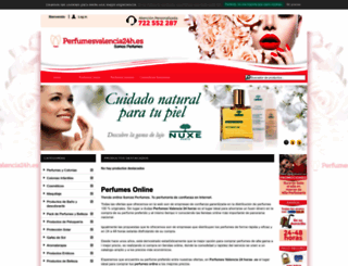 perfumesvalencia24horas.es screenshot