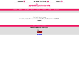 perfumeworldwide.com screenshot
