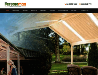 pergolaman.com.au screenshot