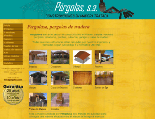 pergolasa.com screenshot