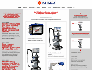 perimed-instruments.com screenshot