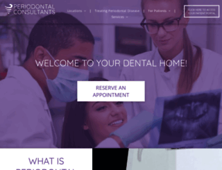 periodontalconsultants.com screenshot