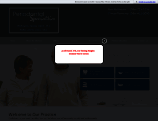 periodontalspecialtiesmi.com screenshot