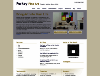 perkeyfineart.com screenshot