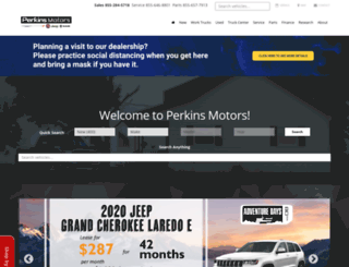 perkinsmotors.com screenshot