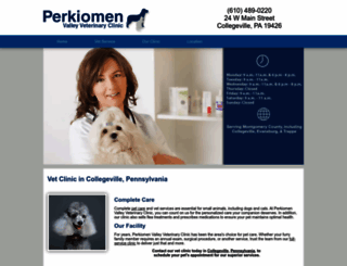 perkiomenvalleyvet.com screenshot