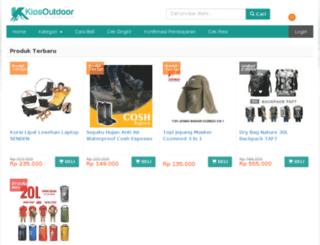 perlengkapanoutdoor.com screenshot